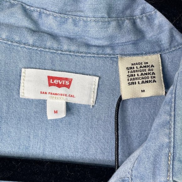 Levi's Light Blue Denim Shirt - Picture 5 of 8